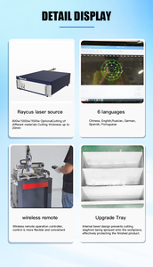 Découpeuse de laser de fibre de 800W 1200W 1500W pour le métal en acier industriel - Product Image 3