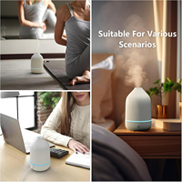 Diffuseur d'arômes USB portable, humidificateur silencieux à ultrasons, mini diffuseur d'huiles essentielles, purificateur d'air pour la maison, le bureau, les voyages et la voiture