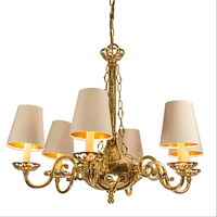 XINZHONG Industrial cobre decorativo Vintage lámpara comedor Led candelabros latón colgante luz de techo diseño lineal