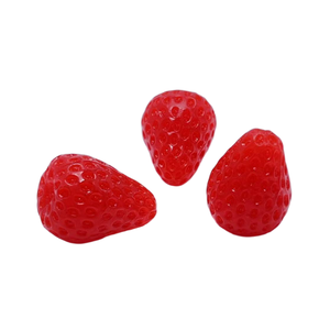 อุปกรณ์ตกแต่ง CHENXI มินิ 3 มิติ รูปสตรอว์เบอร์รี สำหรับตกแต่งบ้านตุ๊กตา สไลม์ กิ๊บติดผม พวงกุญแจ ผลไม้ เรซิ่นชาร์ม - Product Image 3