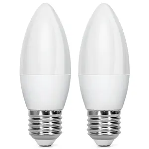 Bombilla LED C37 E27 7W - Paquete de 2, Luz Eficiente para Iluminación en Hogares y Oficinas. - Product Image 1
