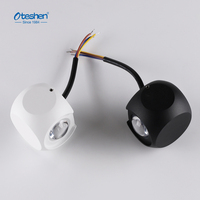 Applique murale LED moderne en aluminium étanche IP65 avec éclairage réglable haut/bas 4W pour extérieur et jardin