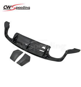 Ttrs MK3 sợi carbon khuếch tán phía sau với <span class=keywords><strong>Side</strong></span> Splitter spats bảng điều khiển cho 2016-2018 Audi TT MK3 - Product Image 2