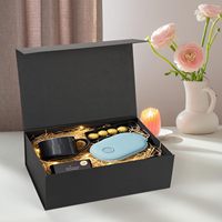 Boîte d'emballage pliable à couvercle rabattable auto-érigeant magnétique de couleur personnalisée en gros boîte-cadeau de matériaux recyclés de revêtement UV