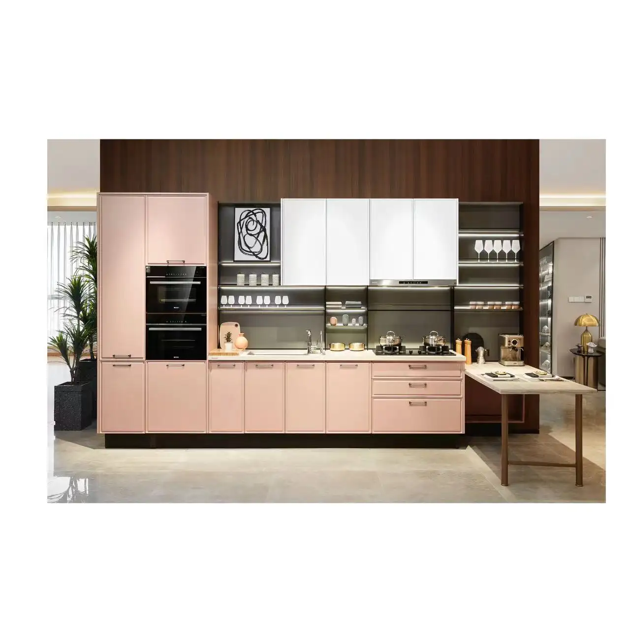 Úc tiêu chuẩn nội thất nhà bếp Châu Âu nội thất hiện đại tủ bếp Giá cả phải chăng tủ bếp