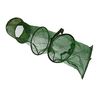 Nasse de pêche pliable portable anti-rayures avec fil flottant pour accessoires de pêche L