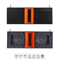 Système de sonorisation PA professionnel haute puissance avec caisson de basses actif 5000W 18 pouces, Bluetooth et enceintes en ligne (Bocina)