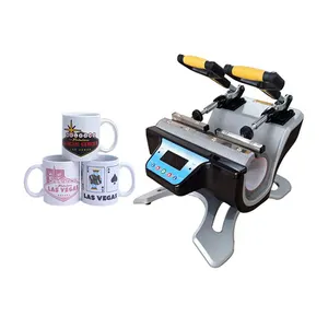 Máquina de transferencia de prensa de calor de tazas de sublimación de 2 en 1 taza de doble estación de fácil operación