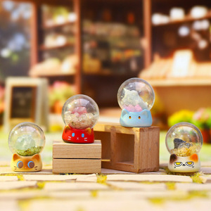 ตุ๊กตาคริสตัล Yu Mo Craft Meow แบบกล่องสุ่ม ของตกแต่งโต๊ะทำงาน น่ารัก รูปทรงกลม ของขวัญสำหรับเด็กผู้หญิง - Product Image 2