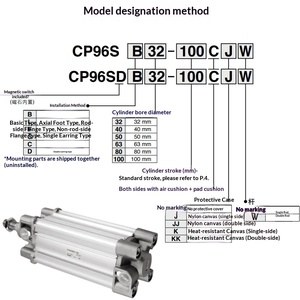   Cilindro Magnetico Regolabile Standard CP96SDB32 40 50 63 80 100 - Product Image 4