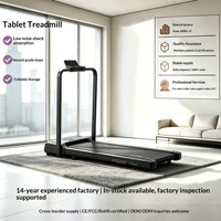 Tapis roulant électrique pliable pour la maison, absorption des chocs, construction en acier, moteur 1,5 CV, programmes d'exercices, vitesse de 1 à 8 km/h, écran LED