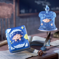 Boîte Mystère Rotative Chat 'Ne Jamais Arrêter de Rêver', en Résine de Cristal Naturel, Boîte de Collection, Décoration de Bureau, Cadeau