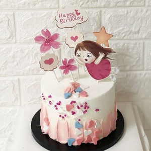 Rifornimenti della festa di compleanno di topper della <span class=keywords><strong>torta</strong></span> di compleanno dei bambini della bambina super dolce - Product Image 2