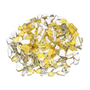 Mosaïque de craquement de glace claire irrégulière faite à la main tuile de mosaïque en verre clair cristal cassé - Product Image 1