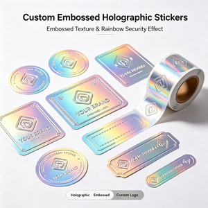 Stiker Label Kemasan Kustom Bermerek, Stiker Vinyl Transparan, Kertas Stiker Personalisasi, Stiker Terima Kasih untuk Usaha Kecil - Product Image 2