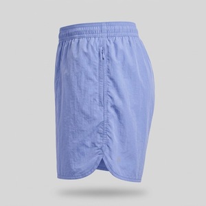 <b>Men's</b> <b>Green</b> Quick Dry Woven Nylon/Cotton <b>Shorts</b> Elastic Waist Drawstring Mid Length Sporty Bermuda Pockets - Product Image 6