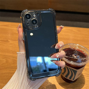 Ốp Điện Thoại Cứng Trong Suốt Chống Sốc Sang Trọng Cho <span class=keywords><strong>iPhone</strong></span> 14 13 12 11 Pro Max X XR XS 7 8 Plus Ốp Trong Suốt Chống Va Đập Bằng Silicon Mềm - Product Image 5