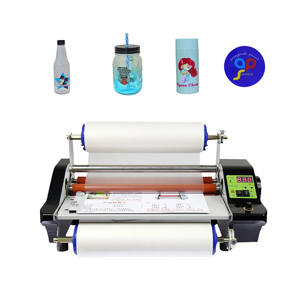 Best Seller 35cm rotolo o fogli macchina per laminazione fogli pellicola per laminazione della carta laminazione dell'etichetta UV B film
