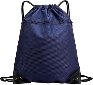 Bolsa de compras personalizada promocional, bolsa de deporte con cordón de tela de poliéster, mochila de viaje, bolsa con cordón impermeable con logotipo - Product Image 2