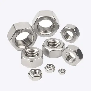 Atacado de alta qualidade e barato Hex Fine Thread Thin Lock Nut Hexagon Thin Jam Nuts