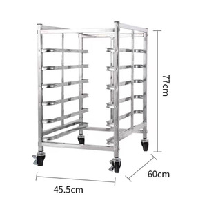 Victory ถาดเค้กสแตนเลส24ชั้น, อุปกรณ์ทำอาหารถาดพายรถขายอาหารโต๊ะกาแฟอุปกรณ์เบเกอรี่ - Product Image 3