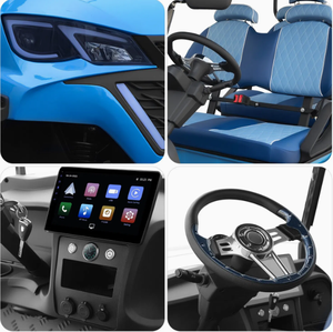 Luxury Steel 4+2 Seater Hunting Buggy Electric Off-Road Lifted <b>Golf</b> Cart 6 Passenger - Product Image 6