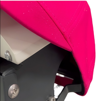 Presse à chaud double station haute efficacité pour casquettes, machine d'impression pneumatique automatique pour chapeaux