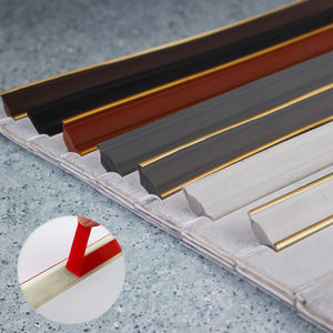 Bande décorative d'angle intérieur moderne en PVC, <span class=keywords><strong>moulure</strong></span> de plafond et de <span class=keywords><strong>mur</strong></span>, résistante à la pourriture, longueur 5 m, installation facile, sans peinture - Product Image 5