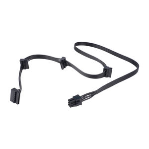 Câble d'<span class=keywords><strong>alimentation</strong></span> modulaire SCONDAR PCIe 6 broches vers SATA 15 broches pour disque dur, adaptateur répartiteur 1 vers 4 pour <span class=keywords><strong>Corsair</strong></span> RM - Product Image 1