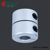 Micro-coupleur rigide compact en aluminium avec vis de serrage, jeu nul, léger, pour entraînement direct d'imprimante 3D, moteur pas à pas CNC, servo ou moteur de laboratoire