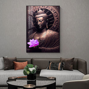 Luxury Art Deco Sakyamuni <strong>Buddha</strong> Wall <strong>Painting</strong> HD Printed Posters on <strong>Canvas</strong> Crystal Porcelain Design Home Decoration - Product Image 3