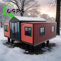Maison mobile préfabriquée extensible de 40 pieds ou 20 pieds, conforme aux normes australiennes, pour remorque de sécurité, conteneur habitable, maison préfabriquée, maison portable
