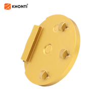 Palets de disque de meulage 3*1/4PCD de dureté moyenne avec segments de stabilisateur Disque abrasif OEM personnalisable de 4 pouces 100mm de diamètre