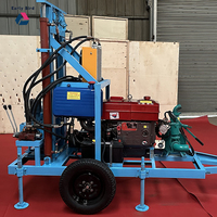 Vente en gros de petite plate-forme de forage de puits d'eau 150m 180m 200m à vendre machine de forage de puits Craigslist