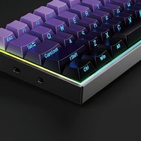 Clavier de jeu mécanique 68 touches, échangeable à chaud, filaire, rétroéclairage RGB, touches PBT pour PC portable