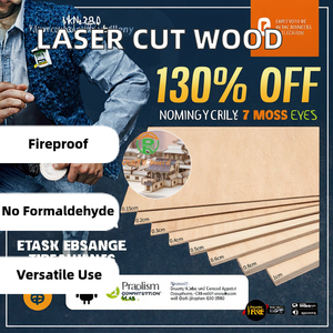 Corte láser de alta calidad DNY <span class=keywords><strong>abedul</strong></span>/Álamo/nogal/madera contrachapada de tilo estilo de diseño europeo E0 disponible 2mm 3mm 4mm 5mm 6mm 9mm - Product Image 2