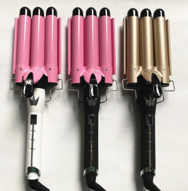 REVLON Ondulador de pelo jumbo de 3 barriles, color rosa : Todo lo demás -  Amazon.com