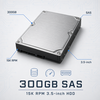 Disque dur serveur SAS 3,5 pouces 300 Go 15K, HDD d'entreprise, échange à chaud, montage en rack, stockage pour centre de données