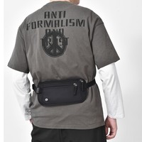 Nouvelle pochette de passeport en nylon, étanche, anti-RFID, invisible, ajustée, sac banane antivol, design simple, pour le rangement de l'argent de voyage