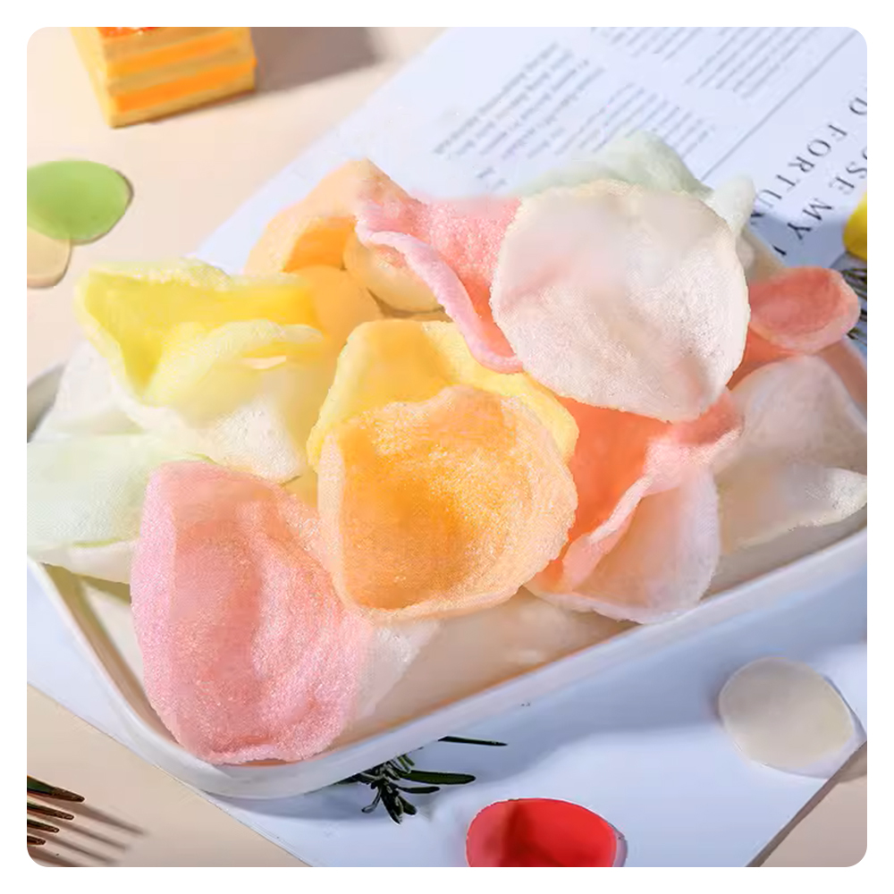 seafood snack colored prawn cracker shrimp chips