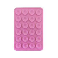 Ventouse support mural tapis multifonctionnel Silicone ventouse support pour téléphone carré 24 aspiration