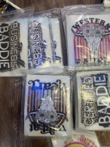 Transferts de films transparents à paillettes personnalisés Nu Custom Glitter, prix d'usine, livraison Fedex/Dhl incluse - Product Image 2