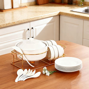 Nordic New Food Grade Ceramic Cookware logo <span class=keywords><strong>Ensemble</strong></span> de bols à soupe <span class=keywords><strong>Soupière</strong></span> personnalisée - Product Image 2