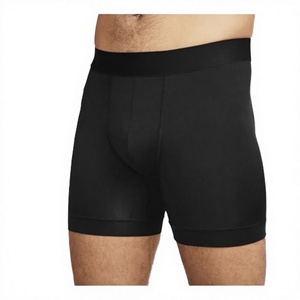 Boxers pour hommes en coton et élasthanne, respirants, séchage rapide, taille classique, sous-vêtements en tissu tricoté, coupe confortable et extensible, logo personnalisé - Product Image 3