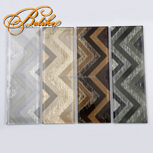 Baldosa translúcida de vidrio <span class=keywords><strong>para</strong></span> decoración del hogar, telón de fondo <span class=keywords><strong>para</strong></span> cocina, baño, Villa, estilo pinffy - Product Image 5