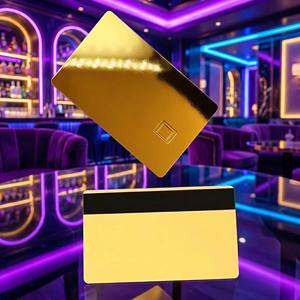 Carte Fedeltà Personalizzabili in PVC Oro Spazzolato con NFC per la Tua Azienda o Organizzazione - Product Image 4