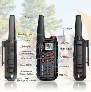 Mới Baofeng T25 UHF 16 kênh VOX noaa hai cách phát thanh mini đầy màu sắc cầm tay Walkie Talkie BF-T25 Fres <span class=keywords><strong>pmr446</strong></span> - Product Image 6