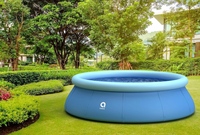 Piscine gonflable de piscine extérieure Floding de haute qualité avec pompe de montage de 300gal