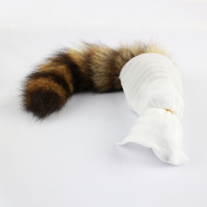 Small Size Anal Sexy <strong>Toys</strong> With Gold Metal Color <strong>Fake</strong> Fur Fox Dog Tail Anal Plug Butt Plug Flirt <strong>Anus</strong> Plug for Gay - Product Image 3