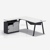 Table d'angle populaire au design moderne pour ordinateur portable table d'écriture en MDF